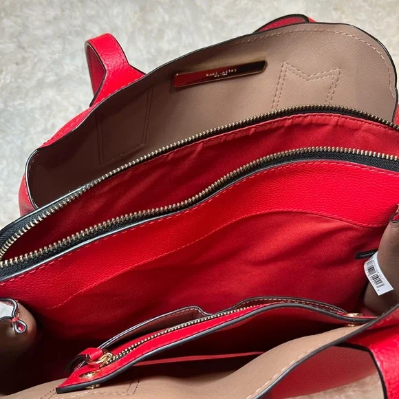 Red Marc Jacobs Handbag Purse Shoulder Bag - Picture 7 of 8